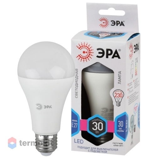 Лампа светодиодная ЭРА LED A65-30W-840-E27