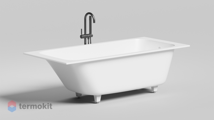 Ванна из искусственного камня Salini ORLANDA S-Stone 1800x800 белый матовый 102022M