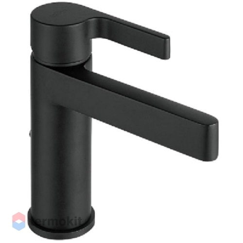 Смеситель для раковины Webert DoReMi с донным клапаном черный DR830102560