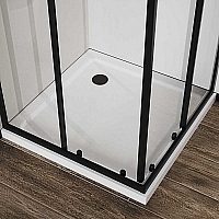 Душевой уголок Vincea City 1950x900x900 черный VSS-5CT900CLB