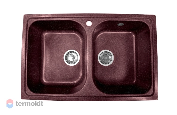 Мойка для кухни AquaGranitEx M-15 красный марс M-15 (334)