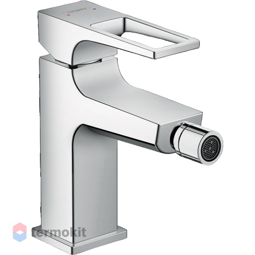 Смеситель для биде Hansgrohe Metropol с донным клапаном Push-Open 74520000