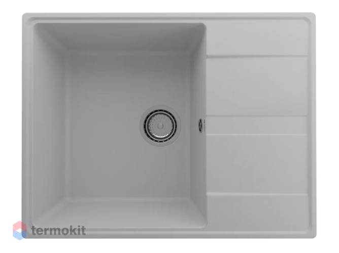 Мойка для кухни ULGRAN Quartz Prima 650-04 платина