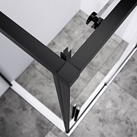 Душевой уголок Vincea Slim-N 2000x1100x800 черный VSR-4SN8011CLB