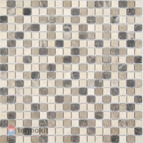 Мозаика Caramelle Mosaic Pietrine 4mm Pietra Mix 1 Mat (1,5x1,5) 30,5x30,5