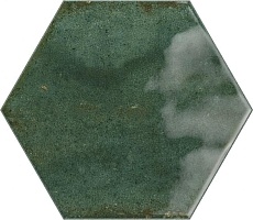 Керамическая плитка Ribesalbes Hope Olive Hex Glossy настенная 15x17.3
