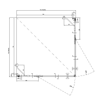 Душевой уголок Ravak Smartline SMSRV4 1900x800x800 хром 1SV44A00Z1