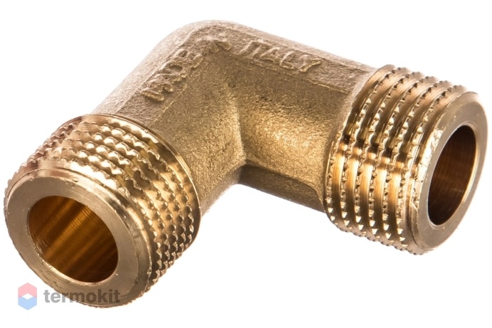 Elsen Угольник 90° НН 1/2", 1/2" латунь