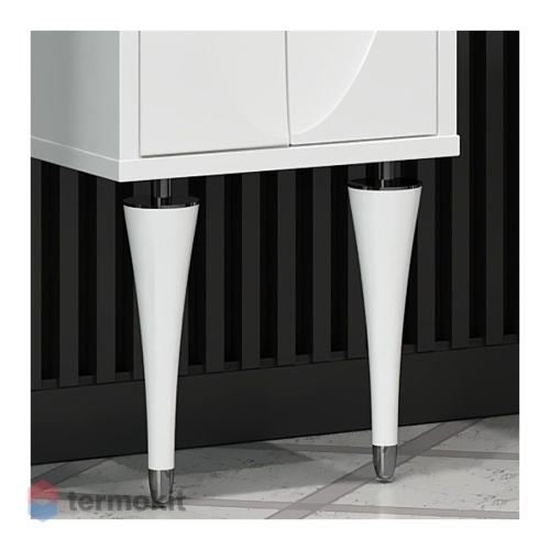 Ножки для мебели Opadiris Ибица белый/хром 00-00003608