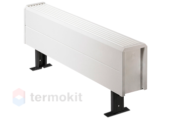 Напольный конвектор Jaga Tempo Free-Standing 200х800 H20 L080 T20 белый