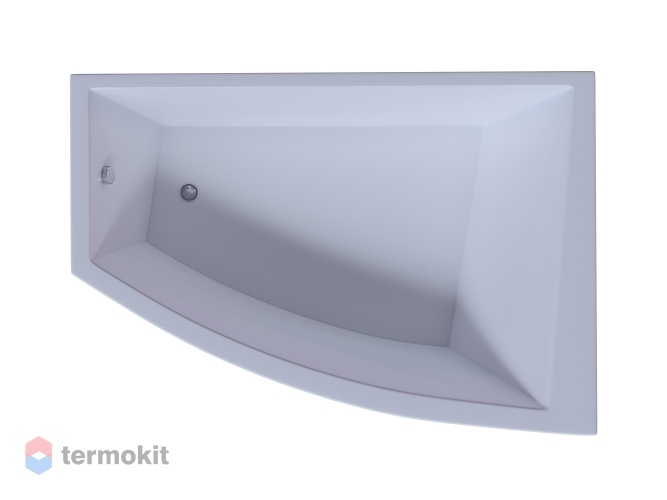 Акриловая ванна Акватек Оракул 1800х1250 с фронтальной панелью вклеенный каркас правая ORK180-0000009