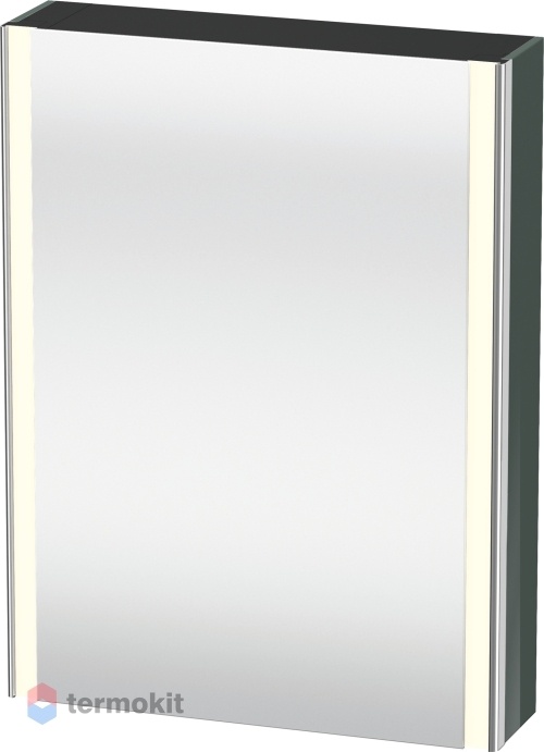 Зеркальный шкаф Duravit XSquare 60 с подсветкой Доломитово-серый XS7111L3838