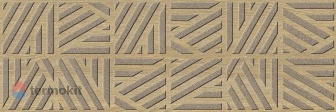Керамическая плитка Ape Burlington Cumbrian Taupe Decor Rect настенная 30x90