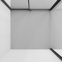 Душевой уголок Niagara Nova 1950x1000x800 черный матовый NG-84-10AB-A80B-34