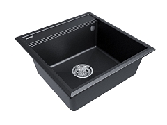 Мойка для кухни Paulmark STEPIA черный металлик PM115051-BLM