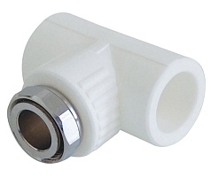 Kalde Тройник комбинированный с наружной гайкой 20х3/4&quot;