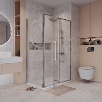 Душевой уголок Niagara Nova 1950x1100x1000 хром NG-66-11A-A100-34