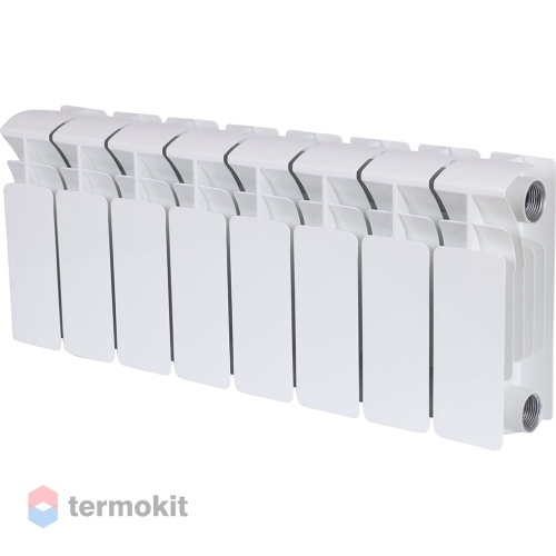 БиМеталлический радиатор Rommer Plus BM 200 \ 02 секции \ с боковым подключением