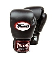 Перчатки боксерские Twins для муай-тай черные 10 oz BGVL-3-black-10