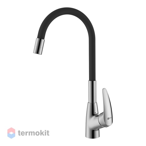 Смеситель для кухни Lemark Linara хром/черный LM0415C-Black