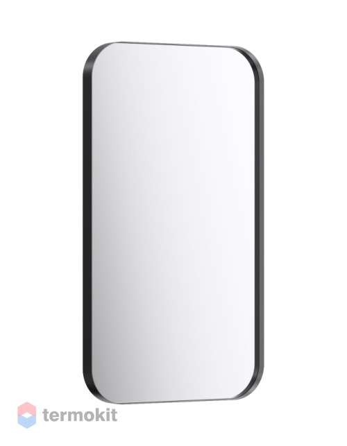 Зеркало в металлической раме Aqwella RM 50 черный RM0205BLK