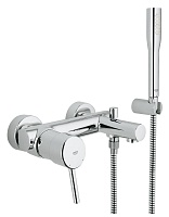 Смеситель для ванны и душа Grohe Concetto с душевым гарнитуром 32212001