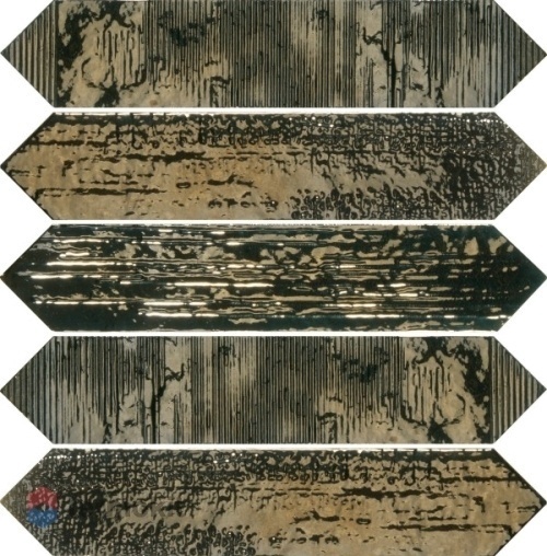 Керамическая плитка Dune Crackle 187780 Decor Metal настенная 6,5х33