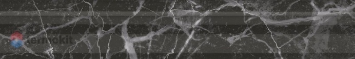Керамическая плитка Kerama Marazzi Коррер BLC039R Бордюр Багет черный глянцевый обрезной 30x5x1,9