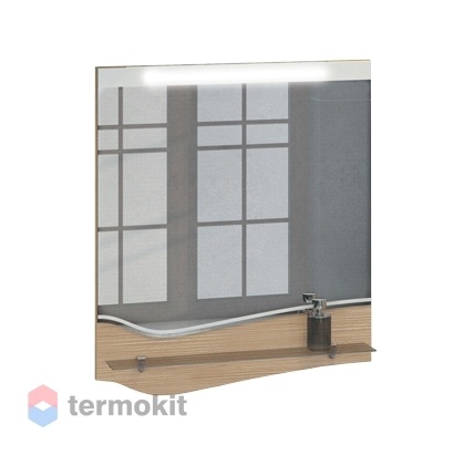 Зеркало Comforty Самара-76 кофе полоска 00004134972