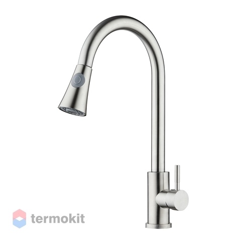 Смеситель для кухни Orange Steel сталь M99-120st
