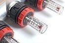 Oventrop Коллектор "Multidis SF"  на 11 контуров 1404361 из нерж.стали 1" с регулирующими вставками и расходомерами