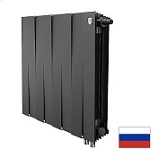 БиМеталлические радиаторы Royal Thermo PianoForte Noir Sable 500 с нижним подключением 80 мм
