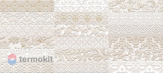 Керамическая плитка Cersanit Atria вставка бежевая (AN2G011) 20x44