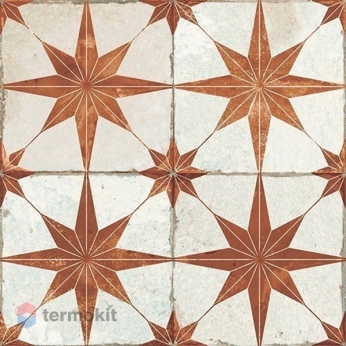 Керамогранит Etili Seramik Scintilla Paprika Orange Pre-cut 45x45