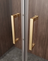 Душевой уголок Cezares Molveno 1950x1700x900 брашированное золото MOLVENO-AH-2/1-170/90-C-BORO-IV