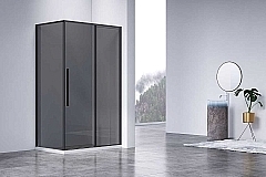 Душевой уголок Vincea Slim-N 2000x1400x900 (тонированное стекло) черный VSR-4SN9014CGB