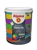 Эмаль акриловая Alpina Аква Эмаль шелковисто-матовая База 1 2,5 л