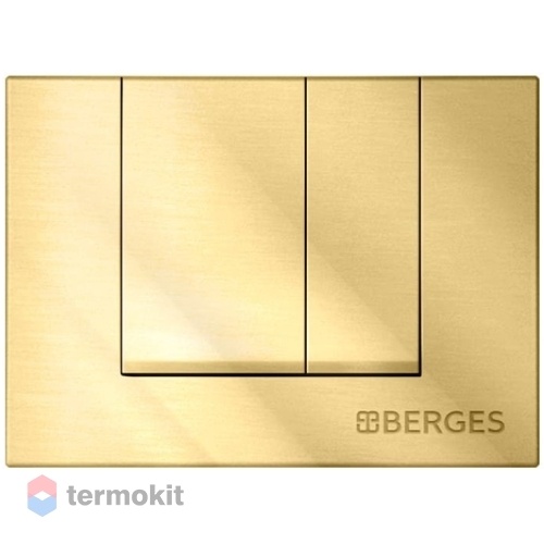 Клавиша смыва BERGES NOVUM S9 золото глянец 040049