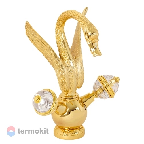 Смеситель для раковины Migliore LUXOR Золото,SWAROVSKI 27191