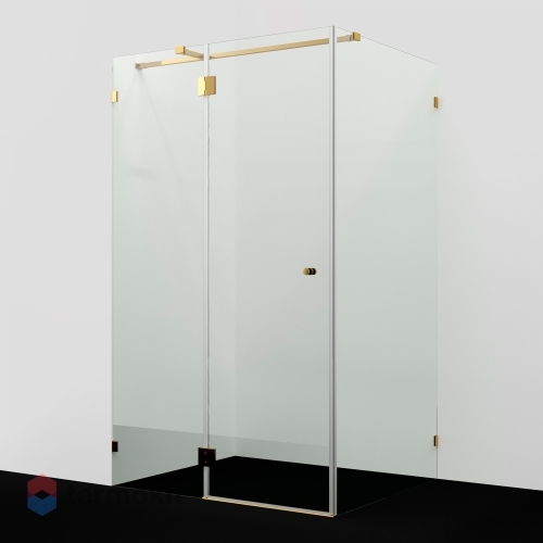 Душевой уголок Wasserkraft Ems 76H 2000x1200x900 золото 76H07
