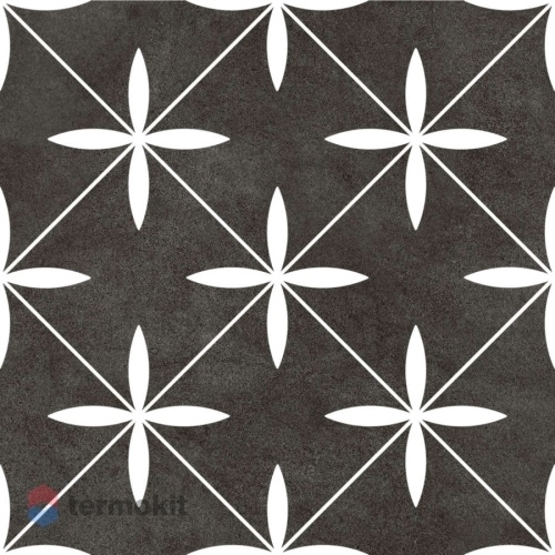 Керамогранит Monopole Stella Black 18,7x18,7