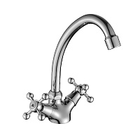 Смеситель для кухни DECOROOM хром DR54028