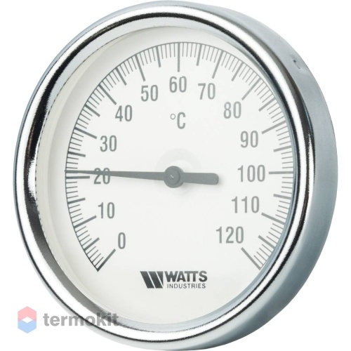 Watts Термометр биметаллический с погружной гильзой 80 мм 10005944