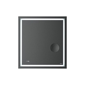 Зеркало AM.PM Gem 65 с контурной Led-подсветкой, часами и косметическим зеркалом M91AMOX0653WG