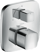 Встраиваемый термостат Hansgrohe PuraVida с запорным вентилем 15775000