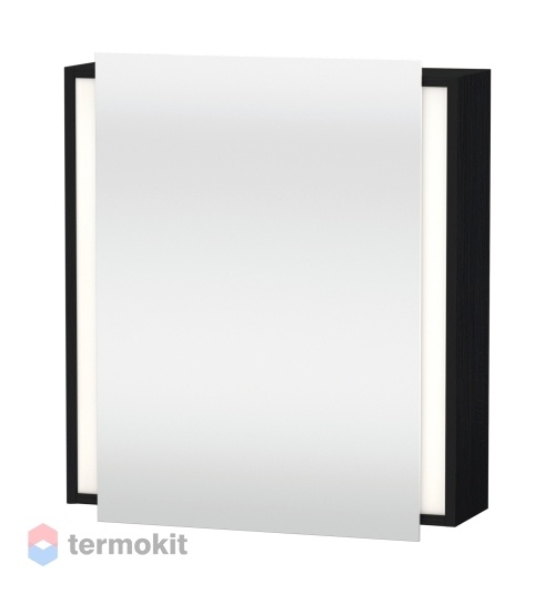 Зеркальный шкаф Duravit Ketho 65 с подсветкой Eiche (Schwarz) KT7530R1616
