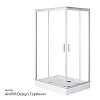 Душевой уголок AM.PM Gem 1200x900 хром матовый W90G-404-120290-MT