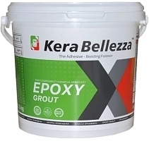 Затирка KeraBellezza Epoxy Grout эпоксидная под колеровку (2,5 кг ведро)