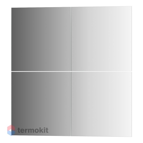 Зеркальная плитка со шлифованной кромкой EVOFORM REFLECTIVE 20x20 4 шт Серебро BY 1406
