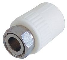 Kalde Муфта комбинированная с накидной гайкой 25x1